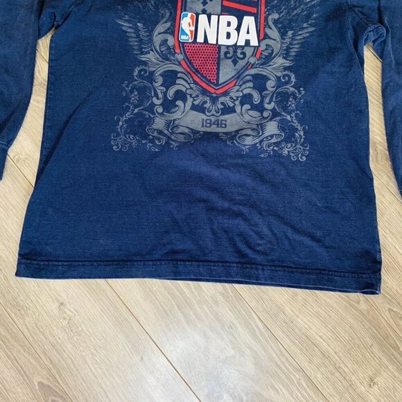 Vintage NBA Sweatshirt Youth XL Basketball Long Sleeve Blue NBA Elevation - Picture 4 of 13